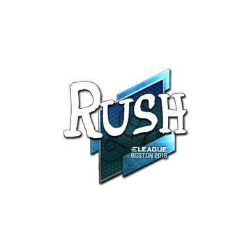 Sticker | RUSH (Foil) | Boston 2018
