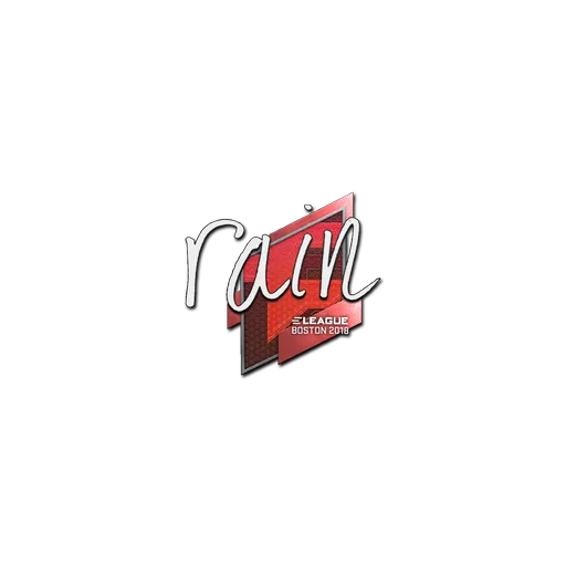 Наклейка | rain | Бостон-2018