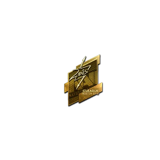 Sticker | Zeus (Gold) | Boston 2018