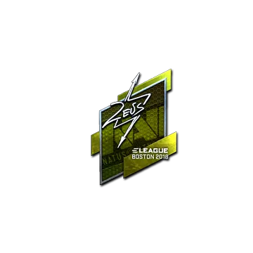 Sticker | Zeus (Foil) | Boston 2018