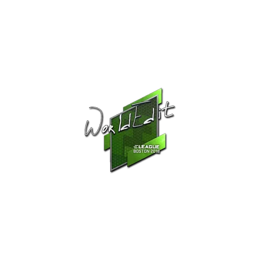 Наклейка | WorldEdit | Бостон-2018