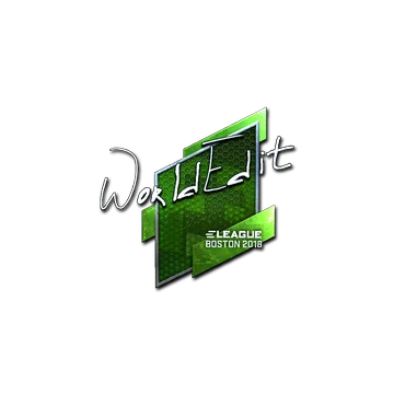 Sticker | WorldEdit (Foil) | Boston 2018