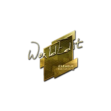 Sticker | WorldEdit (Gold) | Boston 2018