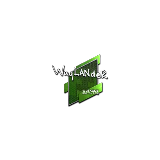 Наклейка | wayLander | Бостон-2018