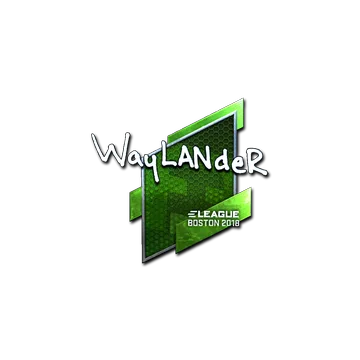 Sticker | wayLander (Foil) | Boston 2018