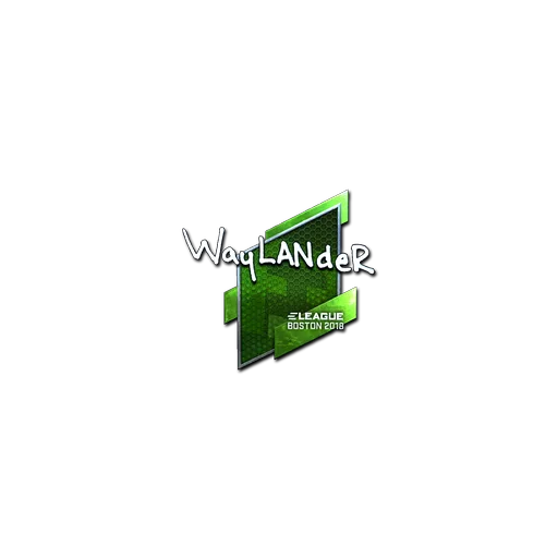 Sticker | wayLander (Foil) | Boston 2018