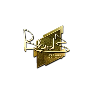 Sticker | B1ad3 (Gold) | Boston 2018