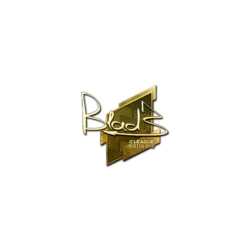 Sticker | B1ad3 (Gold) | Boston 2018