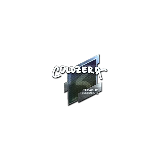 Наклейка | coldzera (металлическая) | Бостон-2018