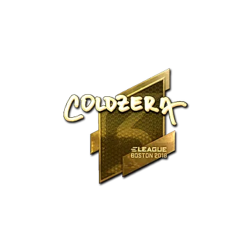 Sticker | coldzera (Gold) | Boston 2018