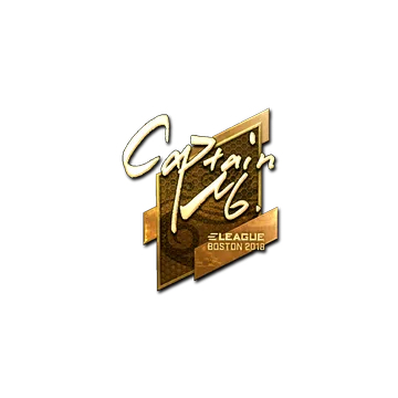 Sticker | captainMo (Gold) | Boston 2018