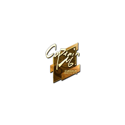 Sticker | captainMo (Gold) | Boston 2018