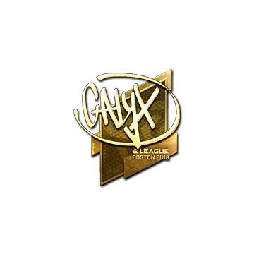 Sticker | Calyx (Gold) | Boston 2018