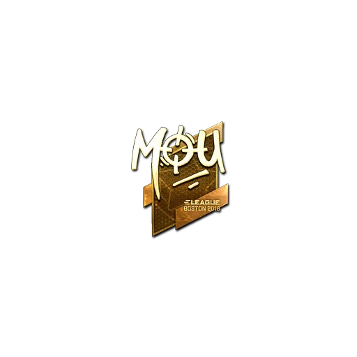 Sticker | mou (Gold) | Boston 2018