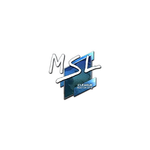 Наклейка | MSL (металлическая) | Бостон-2018