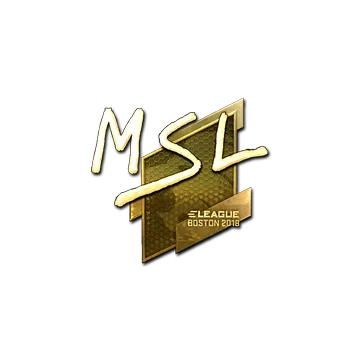 Sticker | MSL (Gold) | Boston 2018