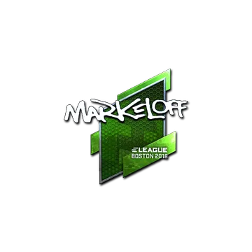 Sticker | markeloff (Foil) | Boston 2018