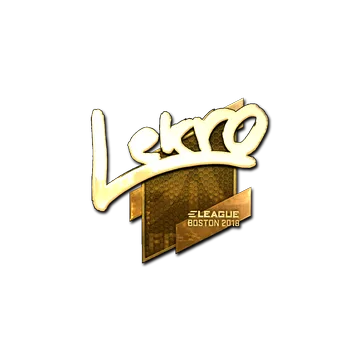 Sticker | Lekr0 (Gold) | Boston 2018