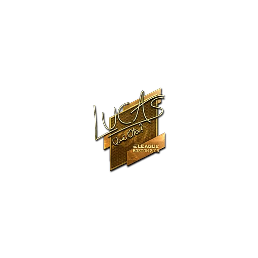 Sticker | LUCAS1 (Gold) | Boston 2018
