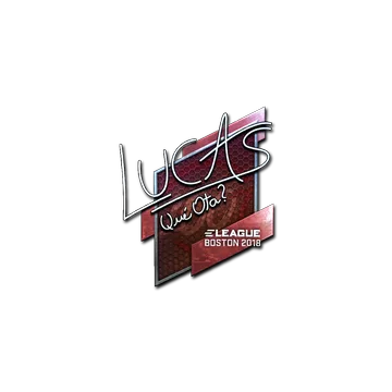 Sticker | LUCAS1 (Foil) | Boston 2018