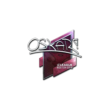 Sticker | oskar (Foil) | Boston 2018