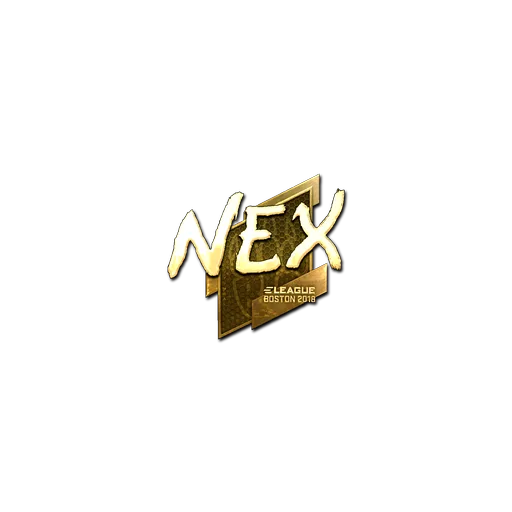 Наклейка | nex (золотая) | Бостон-2018