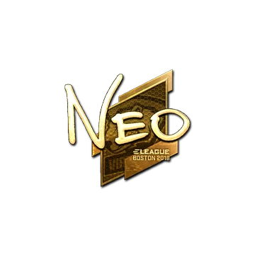 Sticker | NEO (Gold) | Boston 2018