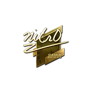 Sticker | nitr0 (Gold) | Boston 2018