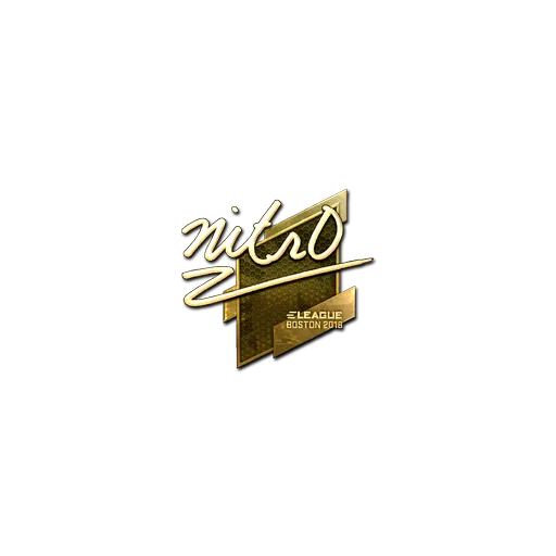 Sticker | nitr0 (Gold) | Boston 2018