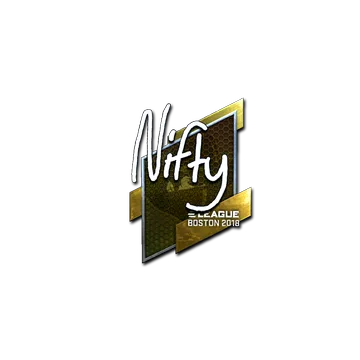 Sticker | Nifty (Foil) | Boston 2018