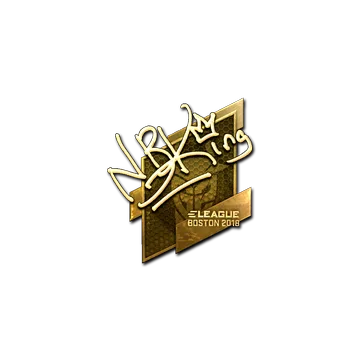 Sticker | NBK- (Gold) | Boston 2018