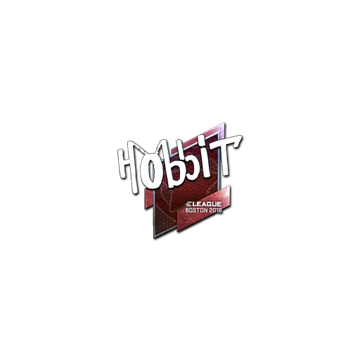 Наклейка | Hobbit (металлическая) | Бостон-2018