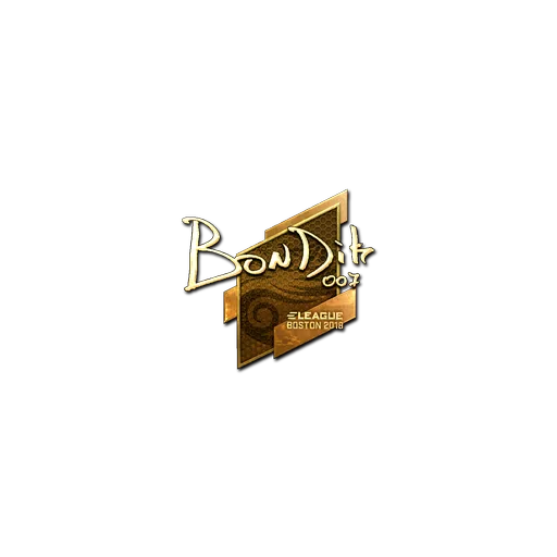 Sticker | bondik (Gold) | Boston 2018