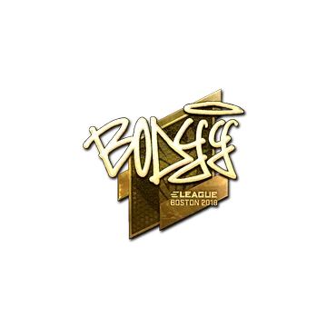 Sticker | bodyy (Gold) | Boston 2018