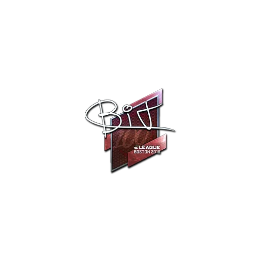Наклейка | BIT (металлическая) | Бостон-2018