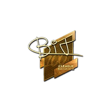 Sticker | BIT (Gold) | Boston 2018