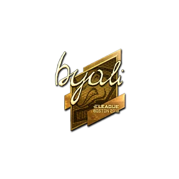 Sticker | byali (Gold) | Boston 2018
