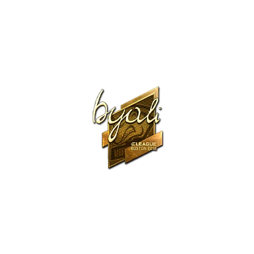 Sticker | byali (Gold) | Boston 2018