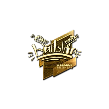 Sticker | balblna (Gold) | Boston 2018