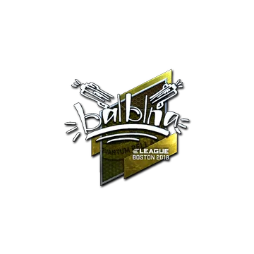 Sticker | balblna (Foil) | Boston 2018