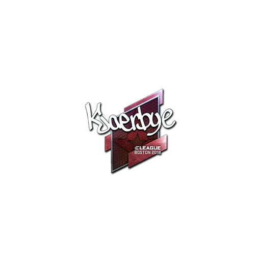 Наклейка | Kjaerbye (металлическая) | Бостон-2018