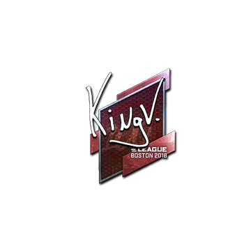 Sticker | kNgV- (Foil) | Boston 2018