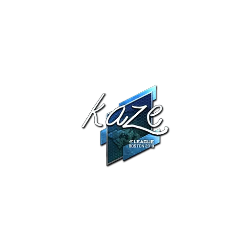Наклейка | Kaze (металлическая) | Бостон-2018