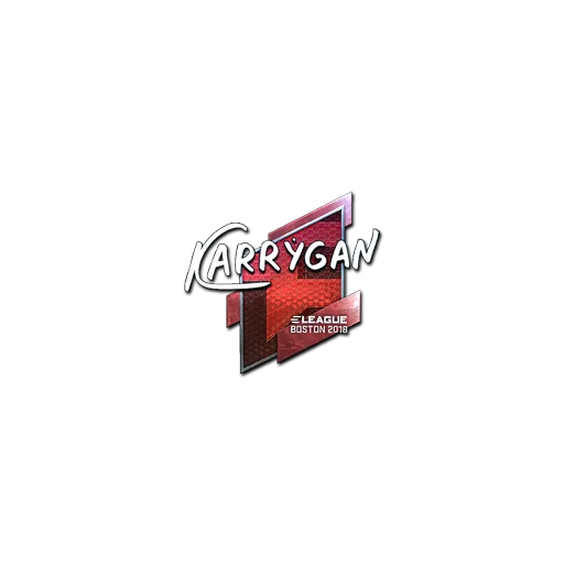 Наклейка | karrigan (металлическая) | Бостон-2018