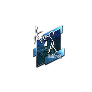 Наклейка | Karsa (металлическая) | Бостон-2018