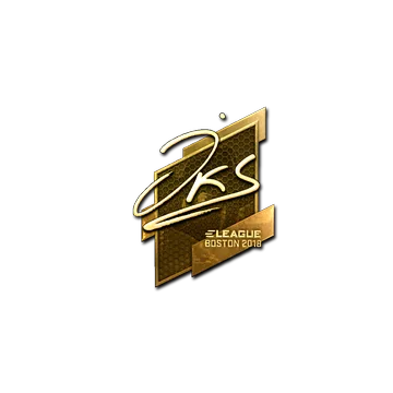 Sticker | jks (Gold) | Boston 2018