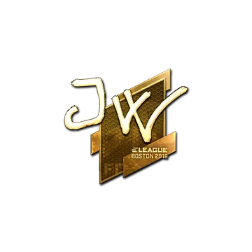 Sticker | JW (Gold) | Boston 2018