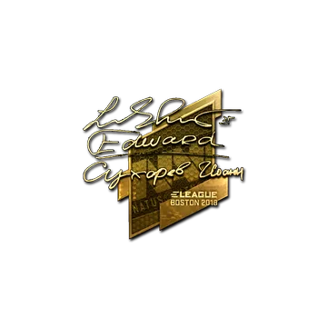 Sticker | Edward (Gold) | Boston 2018