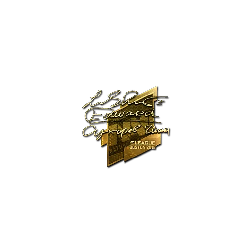 Sticker | Edward (Gold) | Boston 2018