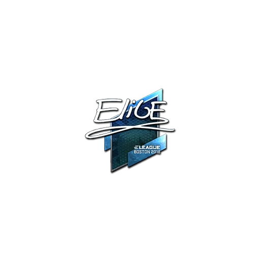Наклейка | EliGE (металлическая) | Бостон-2018